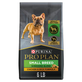 Purina Pro Plan para perros pequeños, trozos deshilachados de pollo y arroz para sabor