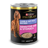 Purina Pro Plan: lata de cordero y avena con salsa para perros sensibles