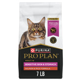 Purina Pro Plan, bolsa de alimento para piel sensible y estómago, digestión más suave.