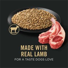 Paté de Purina Pro Plan Sensible, textura cremosa de cordero para perros adultos.