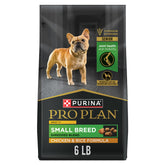 Purina Pro Plan Small Breed 7 Plus croquetas pollo-arroz en bolsa 6 lb favorecen músculos.