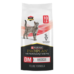 Purina Pro Plan Veterinary Diets DM para gatos, croquetas secas, favorecen un entorno urinario saludable.