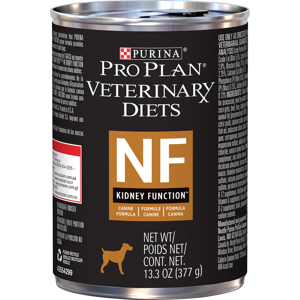 Purina Pro Plan NF Función Renal, lata de 13.3 oz, apoyo potencial para la función renal.