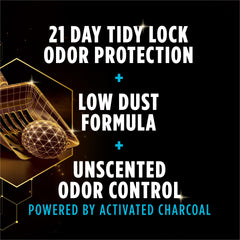 Purina Tidy Cats Performance Plus Power Clump, control de olor con carbón activado para aroma neutro.