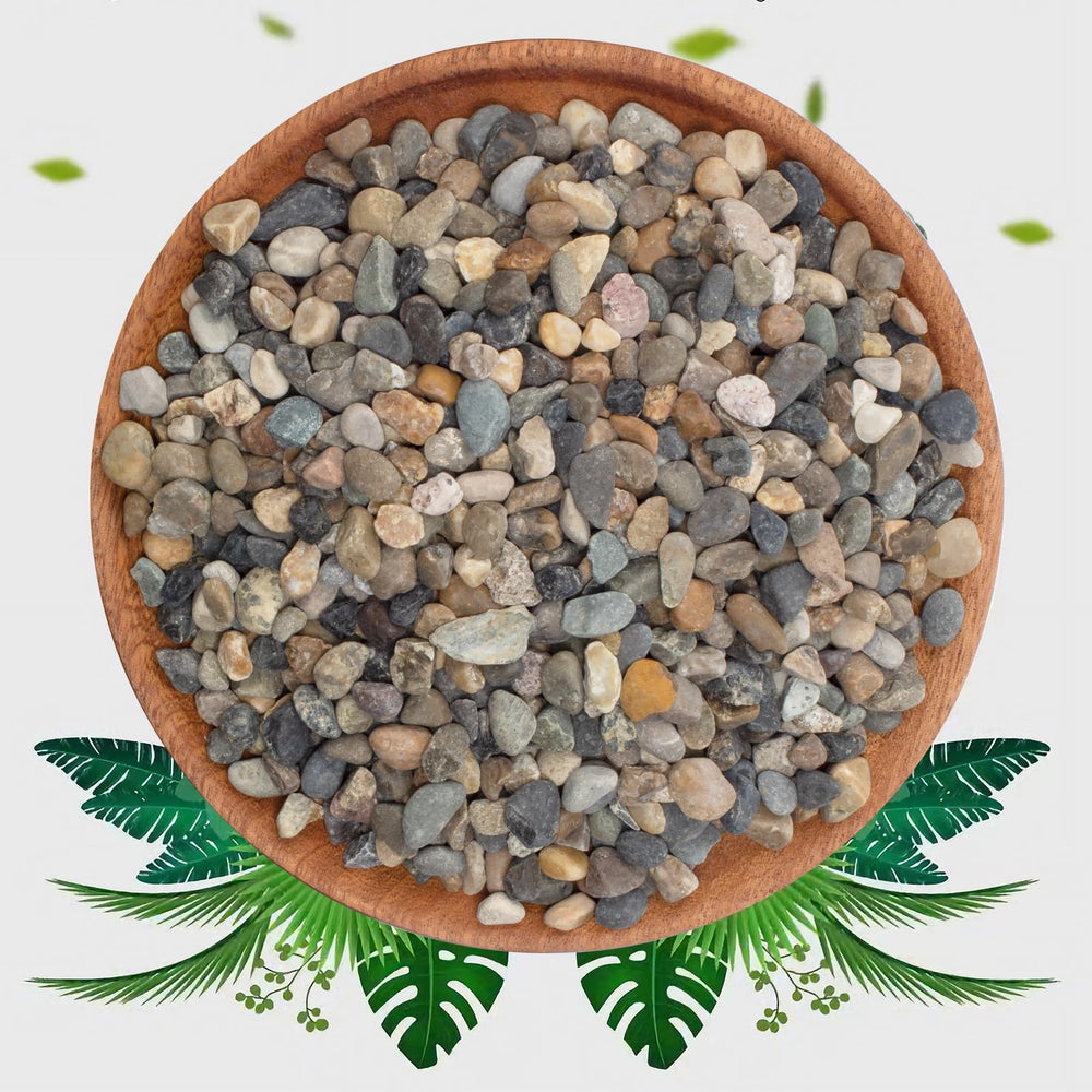 PUSCRIENO piedras para acuario, guijarros de 2 lb para sustrato seguro y natural.