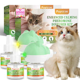 Difusor puyrzoe con temporizador 8h para calmar gatos en casa