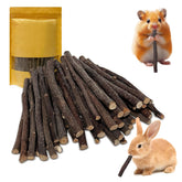 QHZHANG palitos de manzana para mascotas pequeñas, masticación natural.