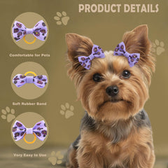 Lazo QingHan para cachorro talla pequeña, perfecto para peinados diarios.