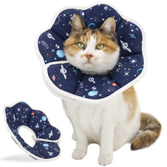QIYADIN collier recuperation chat fermeture velcro offre confort et protection post-operatoire.