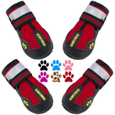Botas QUMY para perros grandes con ajuste seguro para paseos.