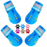 QUMY zapatos para perros grandes: toma medidas de las patas para un ajuste correcto.