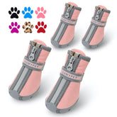 Zapatillas QUMY para perros pequeños en rosa, ideales para paseos diarios.