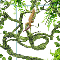 QUOZUO plantas colgantes grandes: zonas elevadas para reptiles.