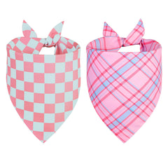 QUQULE bandana perro rosa primavera para paseos y fotos