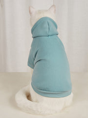 QWINEE Basico sudadera para perro, dorso, estilo moderno para paseos diarios.