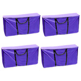 Bolsa QWORK para pacas de heno, cuatro unidades, gran capacidad para almacenamiento eficiente.