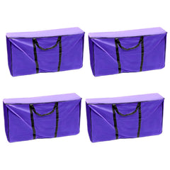Bolsa QWORK para pacas de heno, cuatro unidades, gran capacidad para almacenamiento eficiente.