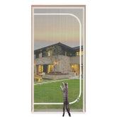 Puerta de malla QWR con doble cremallera para evitar escapes y mantener aire fresco.