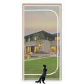 QWR puerta rejilla 36x84 para mascotas, mantiene aire fresco sin salidas.