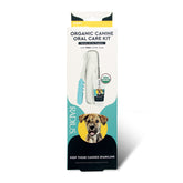 Cepillo dental RADIUS para cachorros con cerdas suaves para higiene bucal.