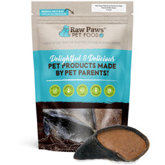 Raw Paws hueso de vaca relleno de cacahuete para masticar más tiempo