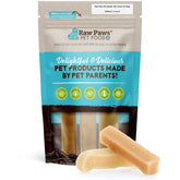 Raw Paws Yak chews para perros medianos, caja de 3 piezas, masticación prolongada