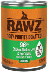 Rawz 96% carne en lata para perro, comida sabrosa para la dieta diaria.