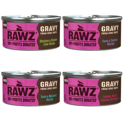 Rawz gato: variedad de sabores en lata de 3 onzas para mantener su interés.