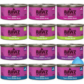 Rawz gato lata 3oz con atún y salmón, sabor delicioso para gatos