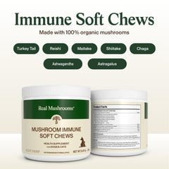 Real Mushrooms: etiqueta-dosis-por-peso con guía clara