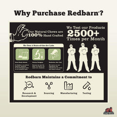 Redbarn barritas de res para perros, promueven limpieza bucal suave y sabor.