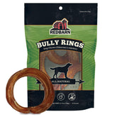 Redbarn Bully Rings, ingrediente unico: masticación segura para perros.