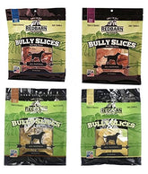 Redbarn Bully Slices para perros en empaque variedad 4x9 oz, ideal como premio.