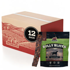 Redbarn Bully Slices sabor barbacoa para perros, ideal como premio durante el entrenamiento