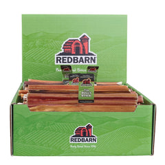 Redbarn Bully Stick de 7 pulgadas en caja 35, ideal para premio durante entrenamiento.