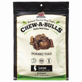 Redbarn Chew-A-Bulls con forma de sapo grande para limpieza dental diaria