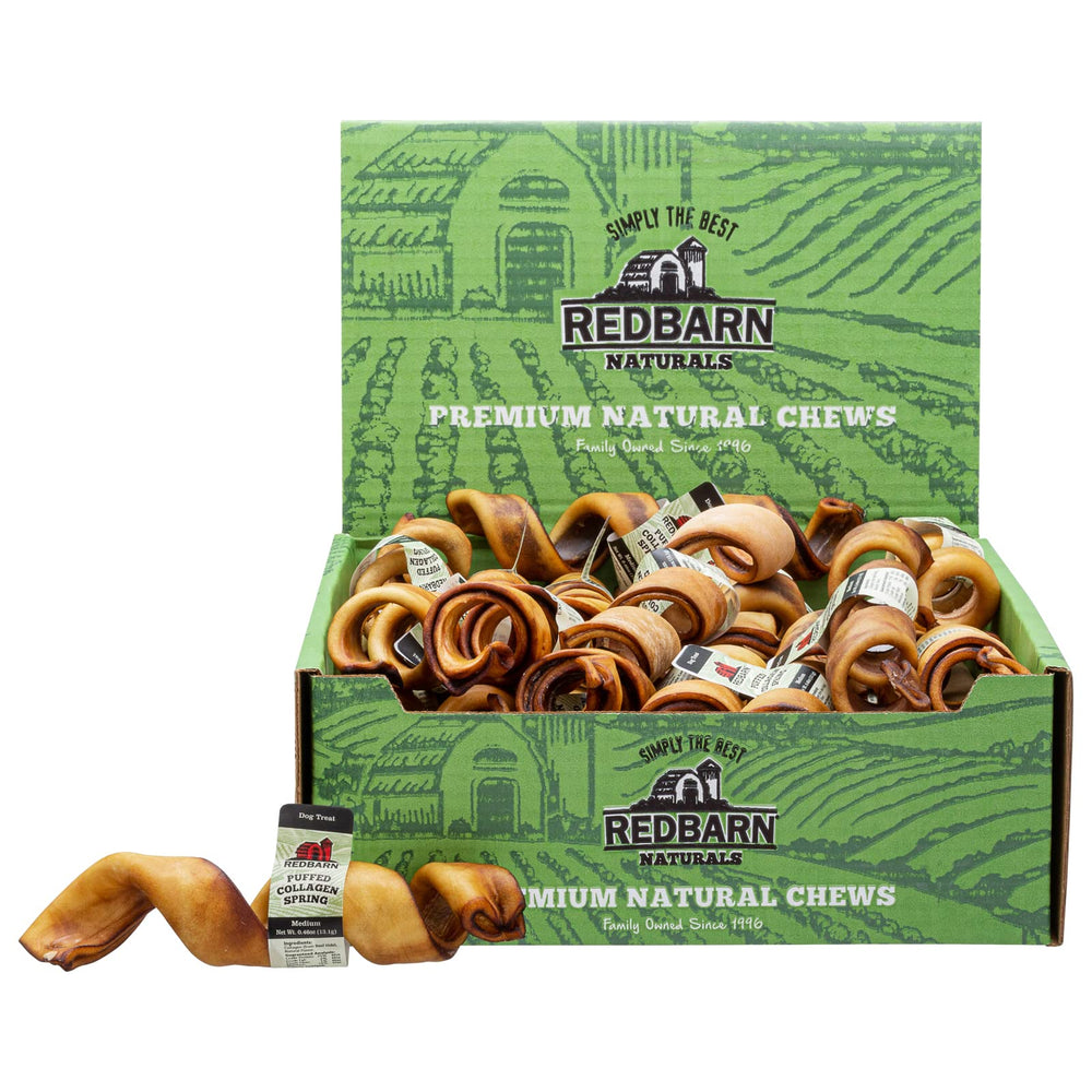 Redbarn Collagen Spring en empaque premium para perros activos y articulaciones saludables.