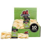 Redbarn Puff Braid muestra una masticación crujiente para perros activos y apoyo dental