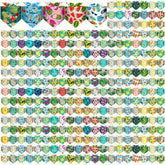 Reginary bandanas para perros: conjunto 180 piezas con colores vivos para combinar con el día a día
