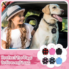 Reginary bolsa protectora de placa para perro, estilo patita, duradera y resistente al desgaste.