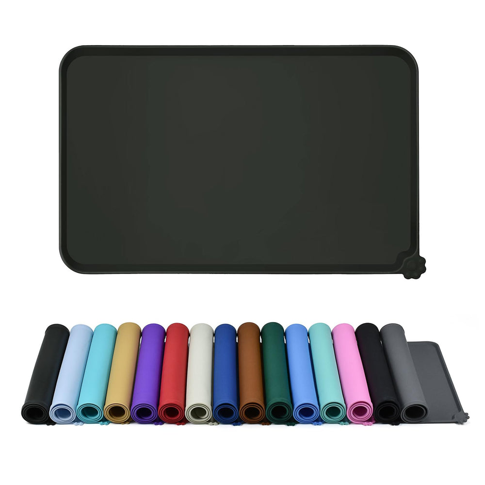 Tapis Reopet pour alimentation, imperméable, anti-débordement, protège le sol pendant les repas.