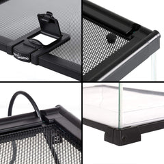 REPTI ZOO bandeja de PVC transparente para sustratos húmedos y limpieza