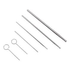 Sonda de acero inoxidable REPTI ZOO, diseño suave para uso seguro en reptiles.