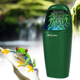 Bebedero REPTIZOO muestra flujo de agua continuo para reptiles.