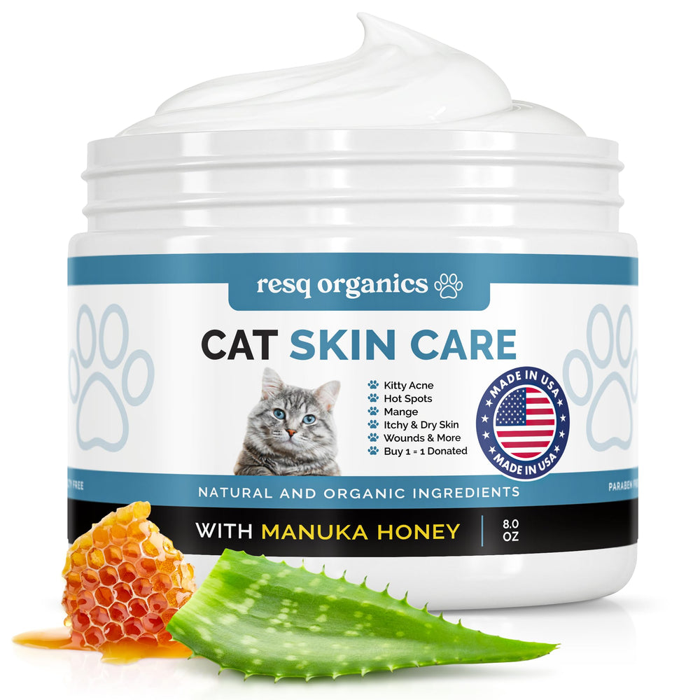 ResQ Organics bálsamo para patas de gato en botella de 8 oz para uso diario
