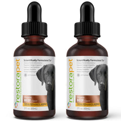 RestoraPet 2-Pack multivitamínico líquido para perros y gatos, posible apoyo articular