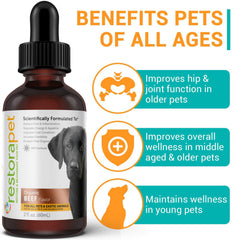 Frascos RestoraPet, multivitamínico líquido para perros y gatos, fácil de mezclar