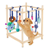 Retyion juego de perritos en madera, estimula exploración y juego seguro en interiores