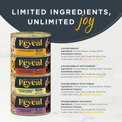 Reveal proteína real como primer ingrediente para una comida simple y sabrosa.
