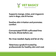 Revival Vet Basics Baño de Azufre: tratamiento cada 5-7 días para piel saludable